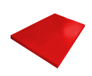 Kırmızı Jimnastik Minderi 100x200x5 cm Sert sünger