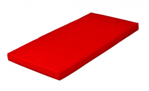 kirmizi Kırmızı Jimnastik Minderi 60x120x5 cm Sert sünger