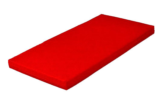 Kırmızı Jimnastik Minderi 60x120x5 cm Sert sünger