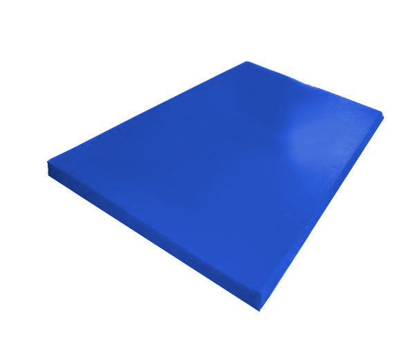 Mavi Renk Jimnastik Minderi 100x200x5 cm Sert Sünger
