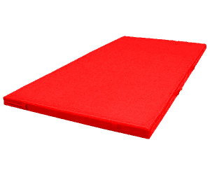 Kırmızı Jimnastik Minderi 100x200x3 cm Sert sünger